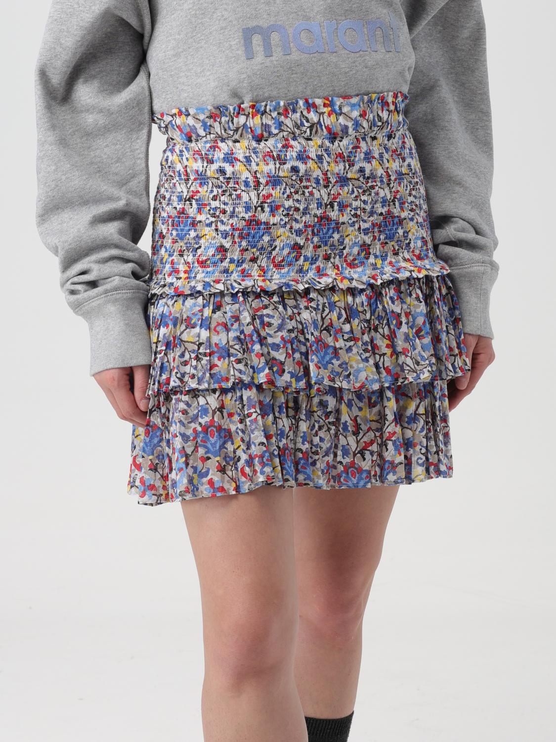 ISABEL MARANT ETOILE FALDA: Falda mujer Isabel Marant Etoile, Azul Oscuro 1 - Img 4