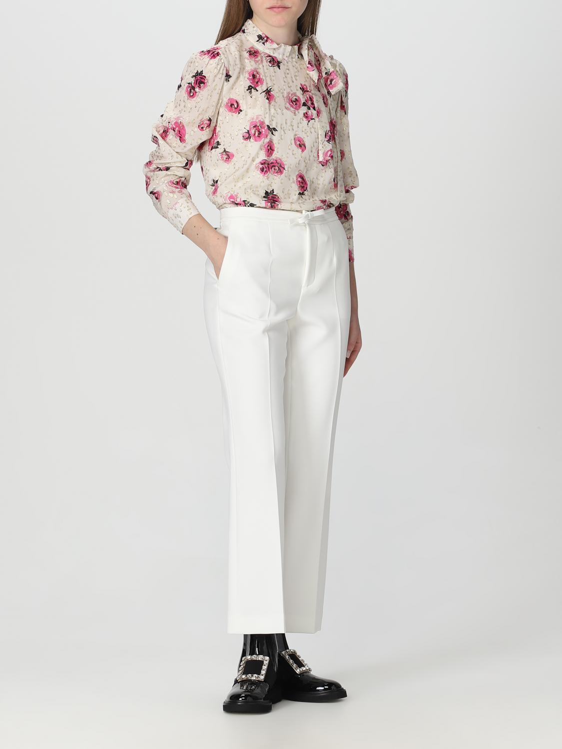RED VALENTINO CAMISA: Camisa mujer Red Valentino, Leche - Img 2