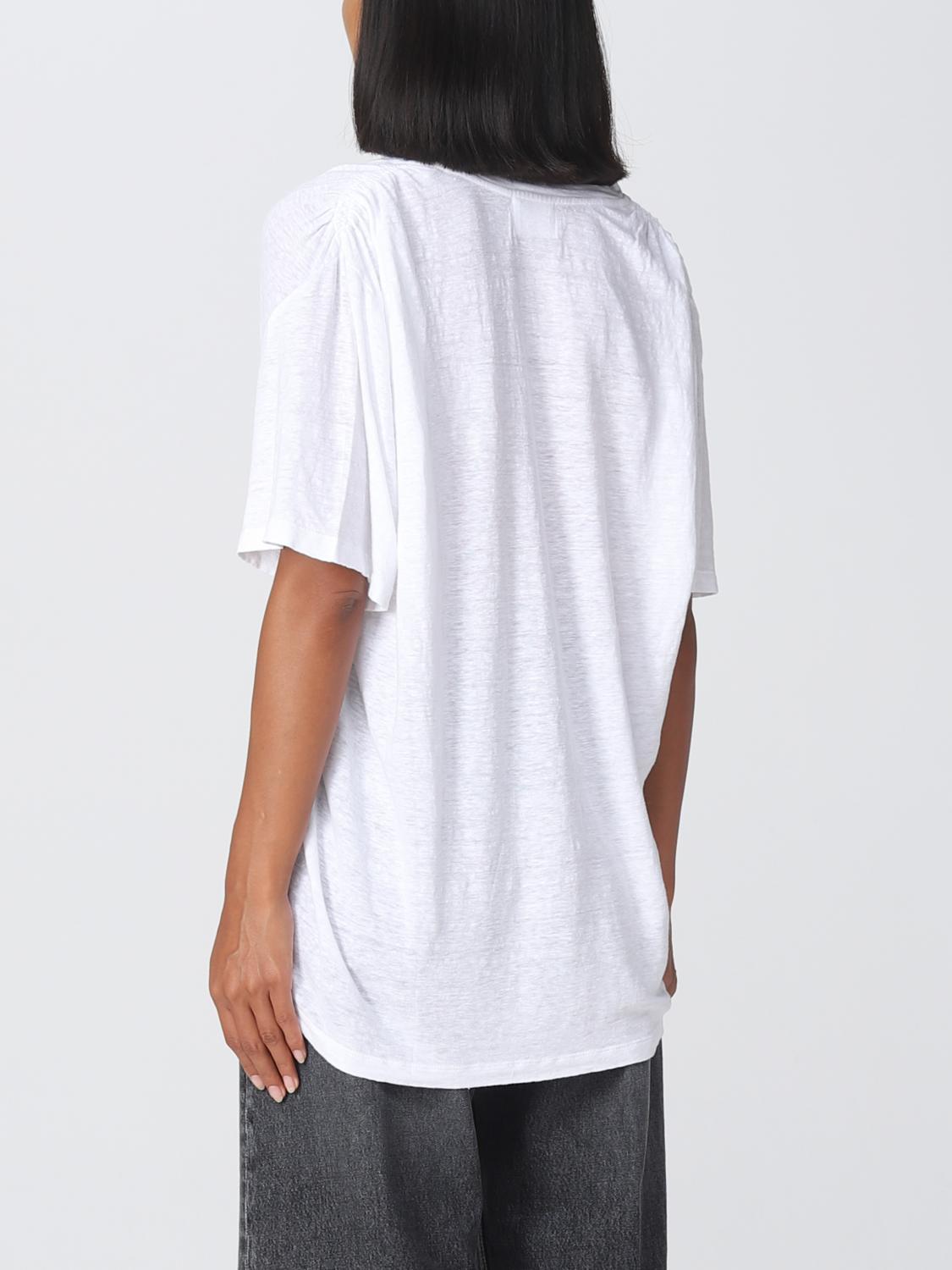 ISABEL MARANT ETOILE CAMISETA: Camiseta mujer Isabel Marant Etoile, Blanco - Img 3