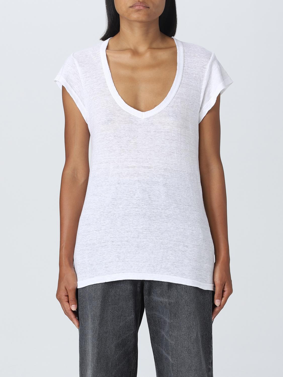 ISABEL MARANT ETOILE CAMISETA: Camiseta mujer Isabel Marant Etoile, Blanco - Img 1
