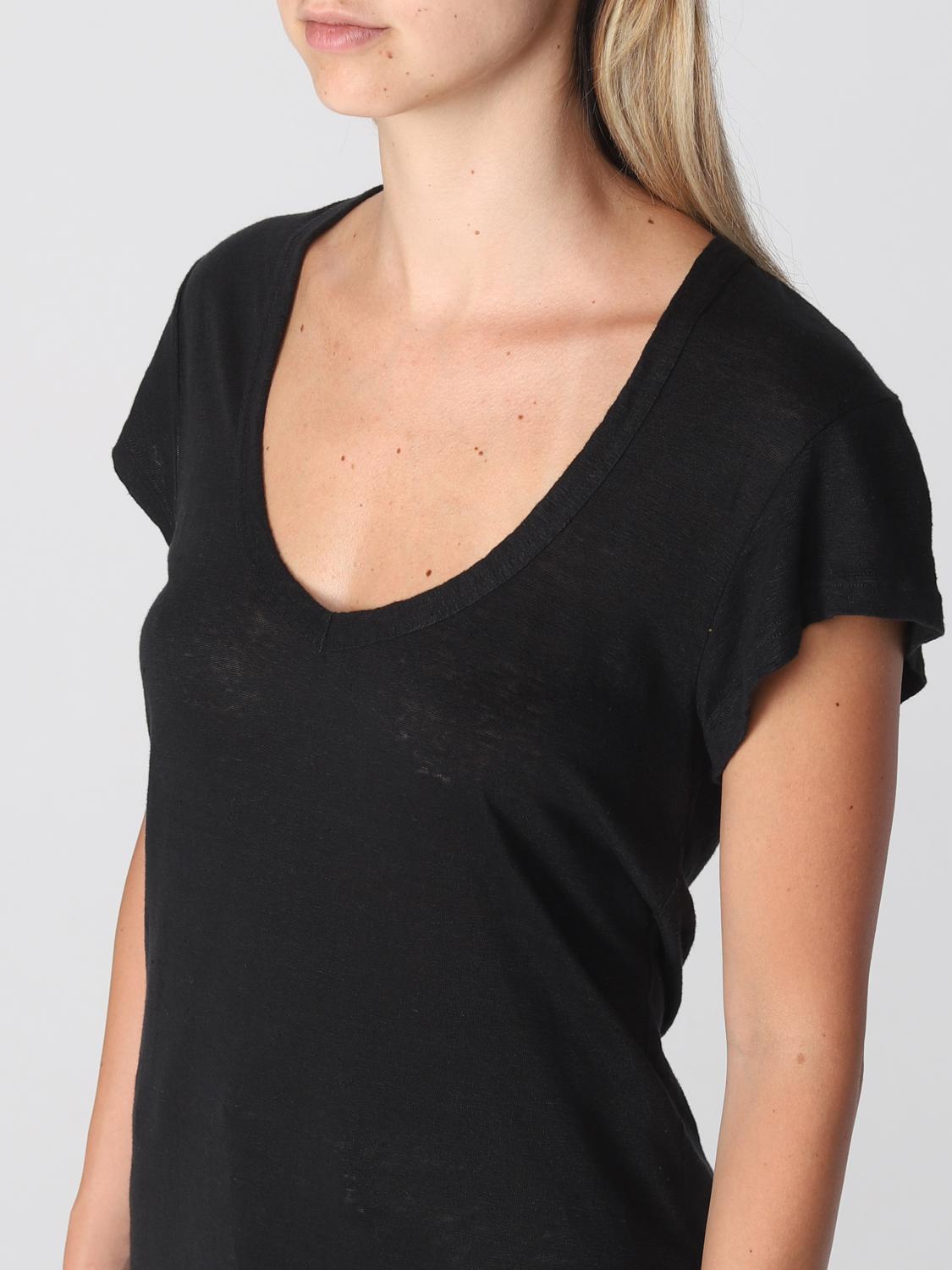 ISABEL MARANT ETOILE CAMISETA: Camiseta mujer Isabel Marant Etoile, Negro - Img 3