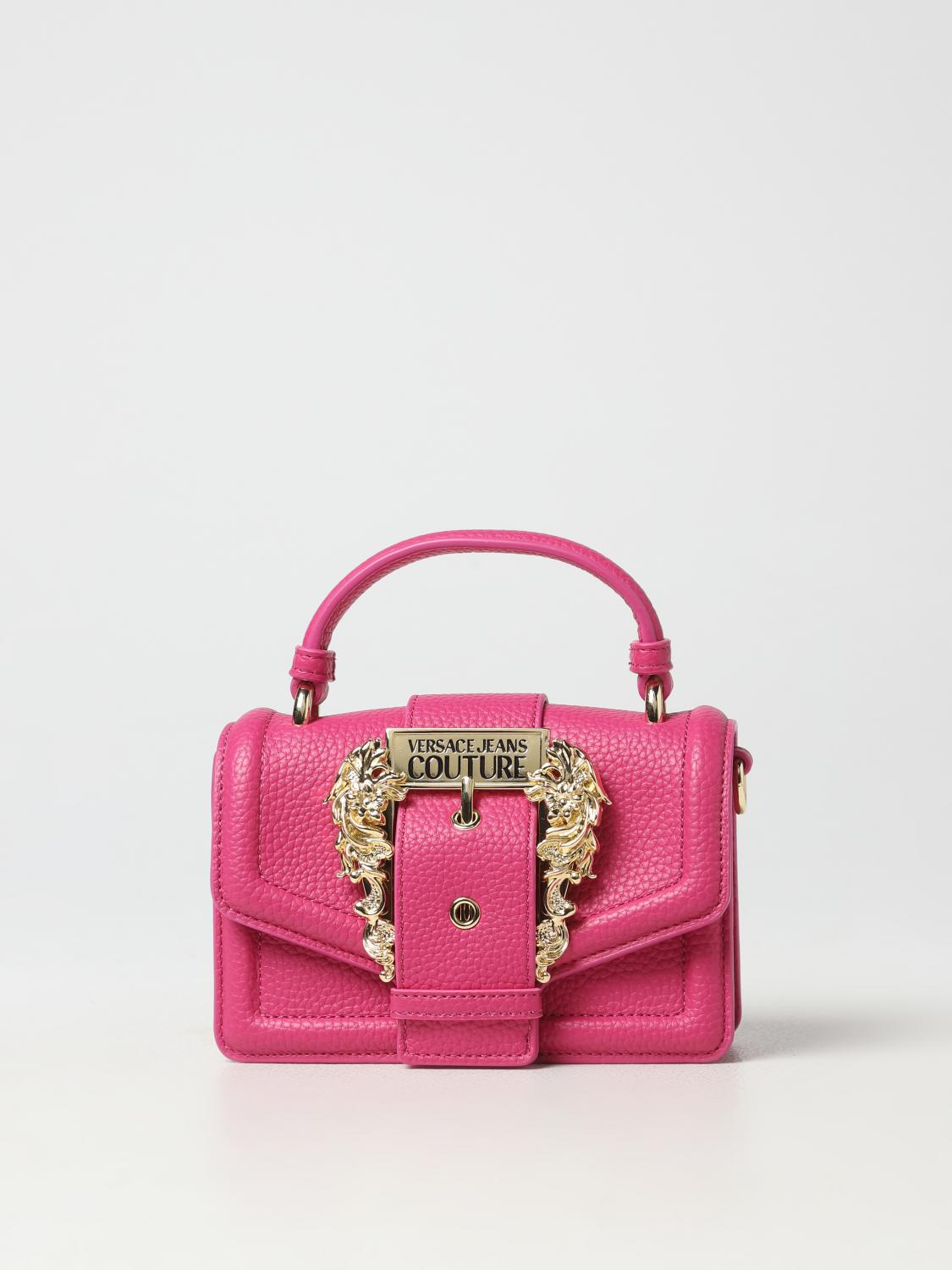 VERSACE JEANS COUTURE: bag in grained synthetic leather