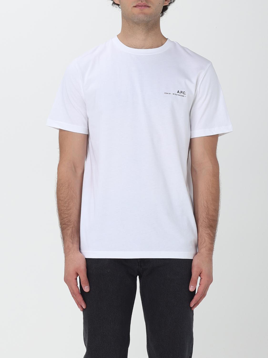 A.P.C.：Tシャツ メンズ - ホワイト | GIGLIO.COMオンラインの
