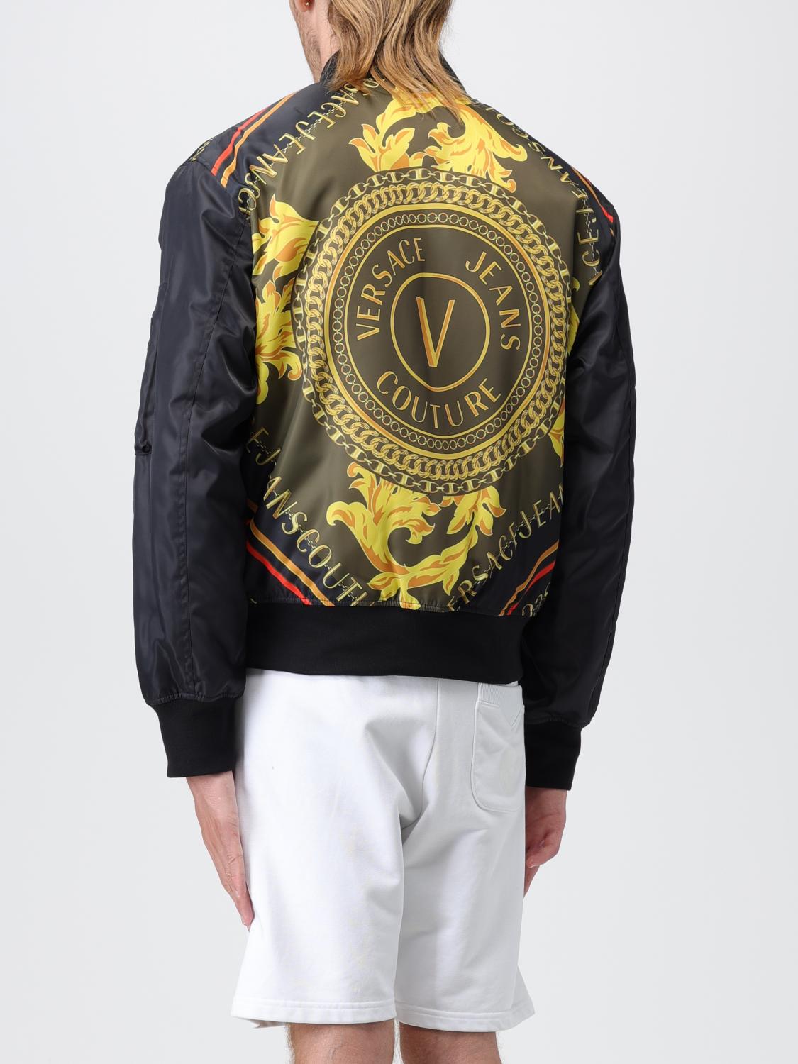 VERSACE JEANS COUTURE ジャケット: ジャケット メンズ Versace Jeans Couture, ブラック - Img 2