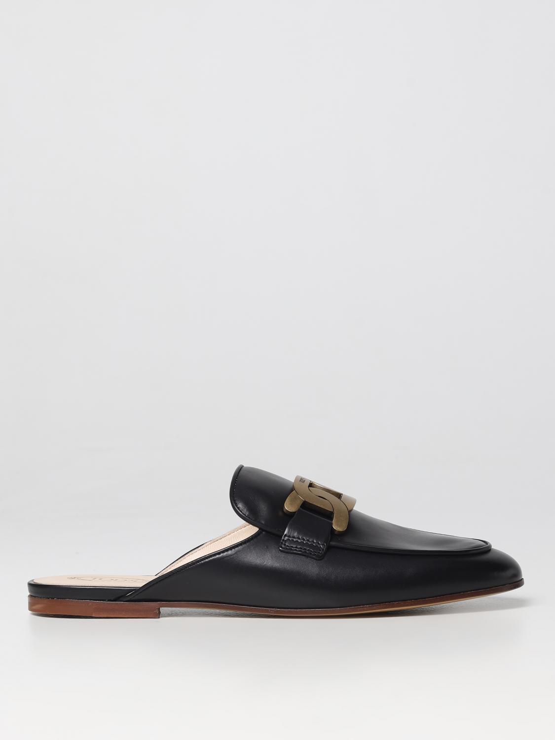 ★TOD'S★XXW79A0EX40NF5B008 Woman OFF WHITE Mules in Leather XXW79A0EX40NF538MB008 | Tods