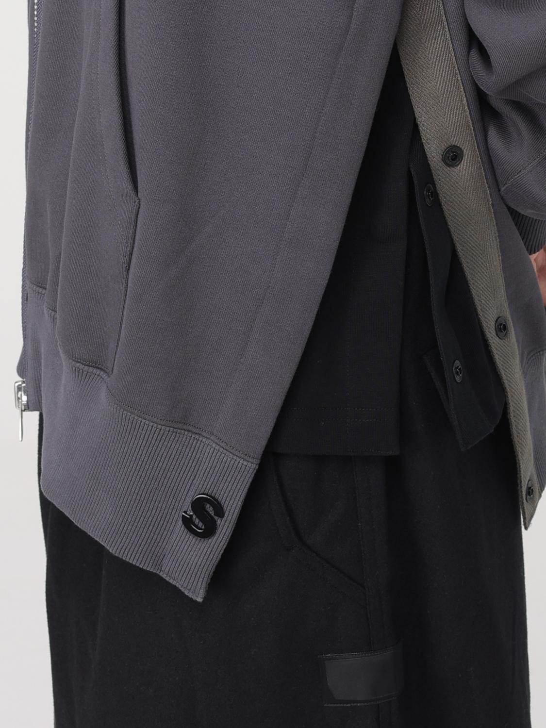 売り大阪 sacai ダークグレー スウェットシャツ 【公式通販】