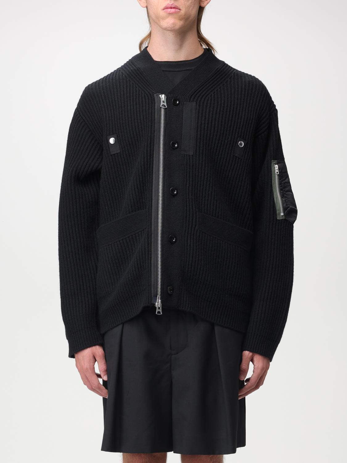 Sacai セーター メンズ - ブラック | 2303166M | GIGLIO.COM