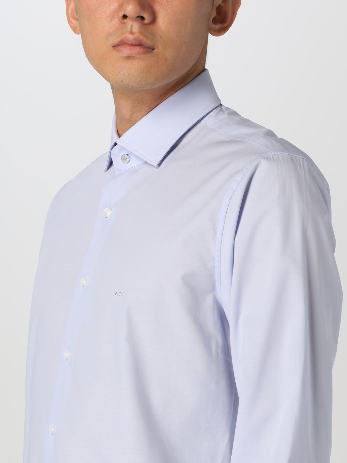 MICHAEL KORS CAMICIA: Camicia Michael Kors in cotone stretch, Blue - Img 3