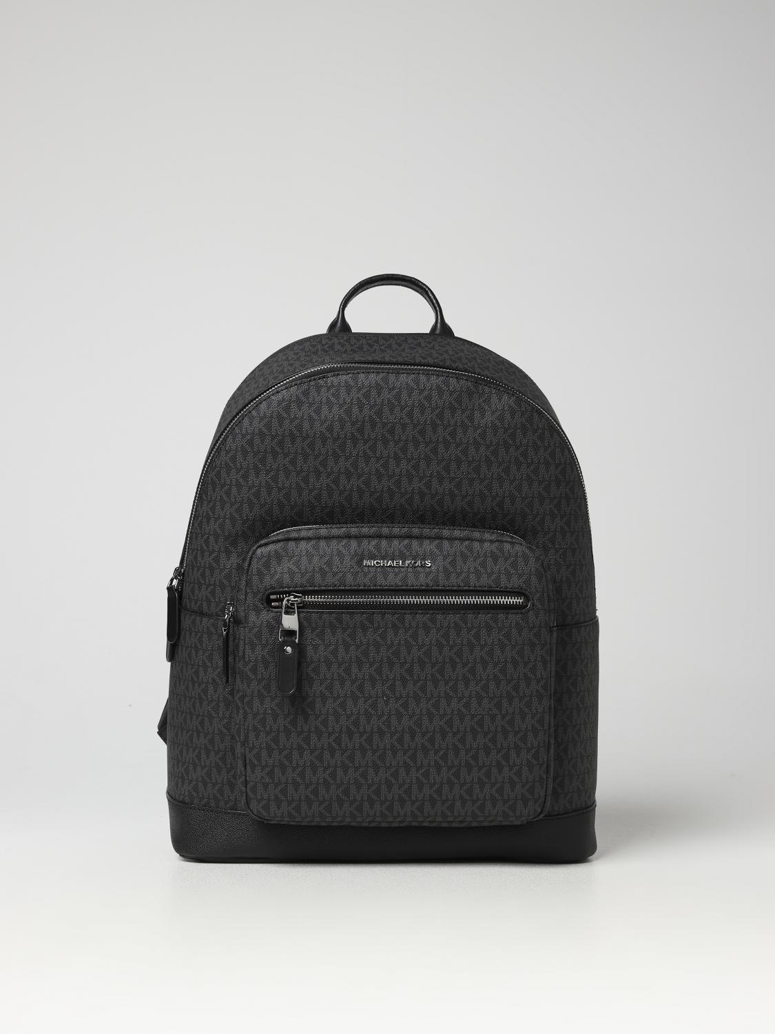 MICHAEL KORS BACKPACK: Michael Kors Hudson backpack in coated fabric, Black - Img 1