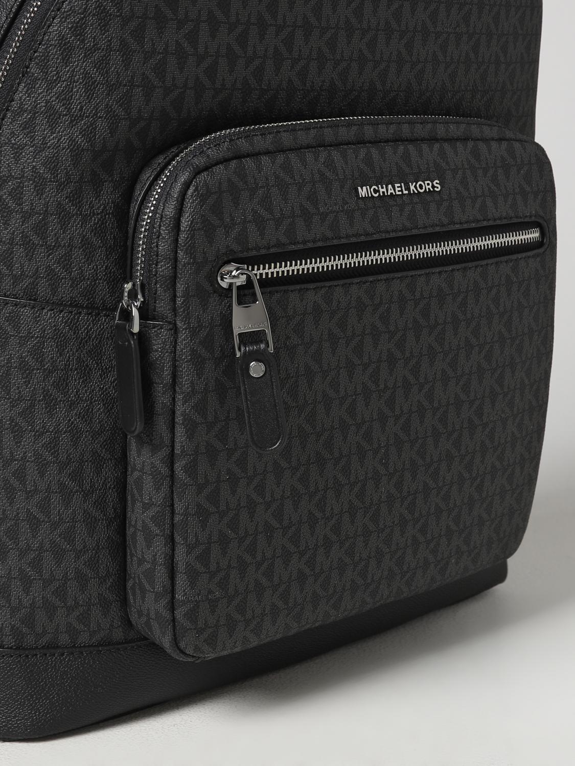 MICHAEL KORS BACKPACK: Michael Kors Hudson backpack in coated fabric, Black - Img 3