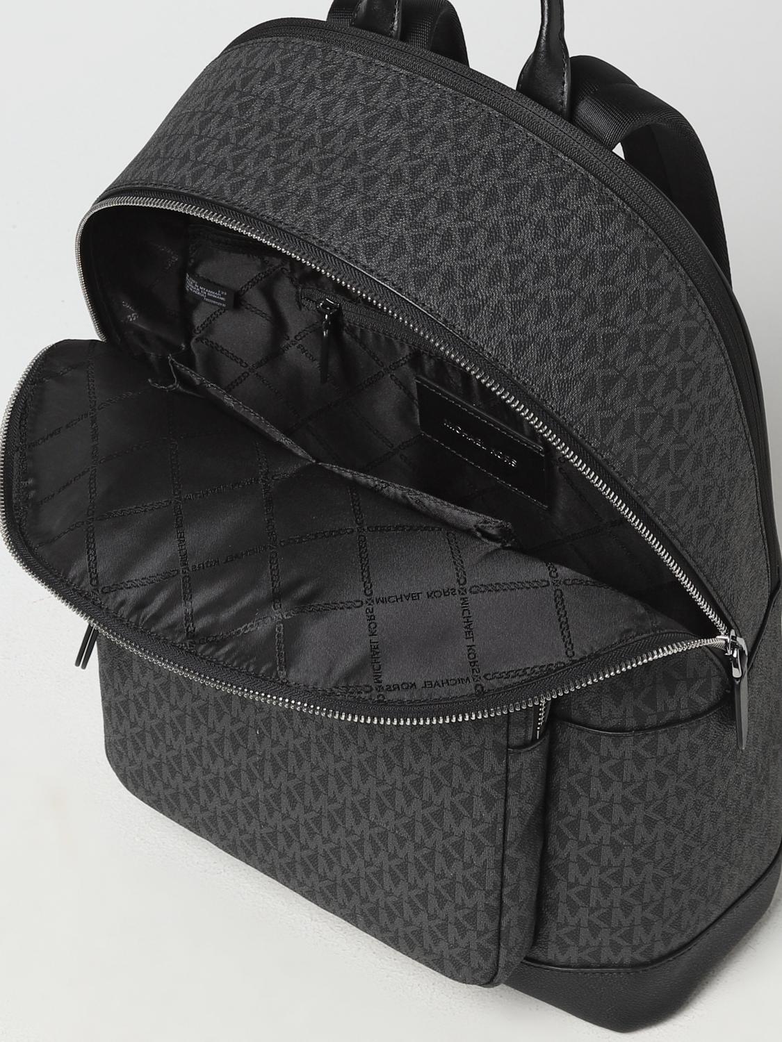 MICHAEL KORS BACKPACK: Michael Kors Hudson backpack in coated fabric, Black - Img 4
