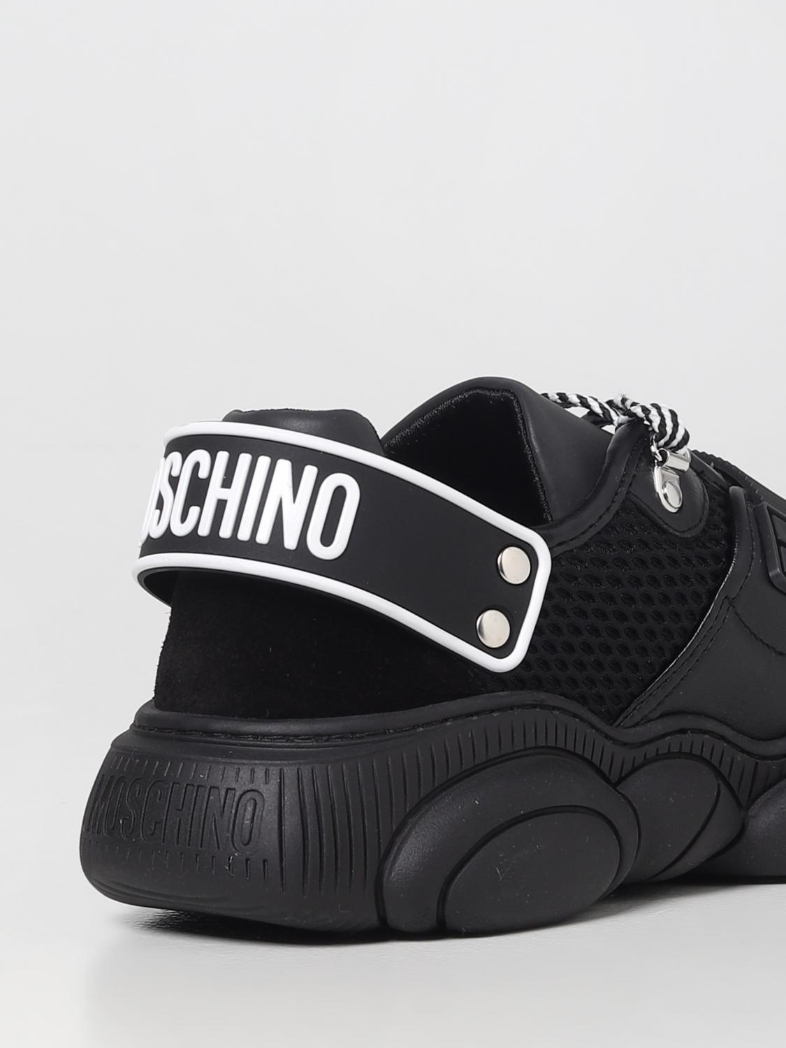 MOSCHINO COUTURE BASKETS: Baskets homme Moschino Couture, Noir - Img 3