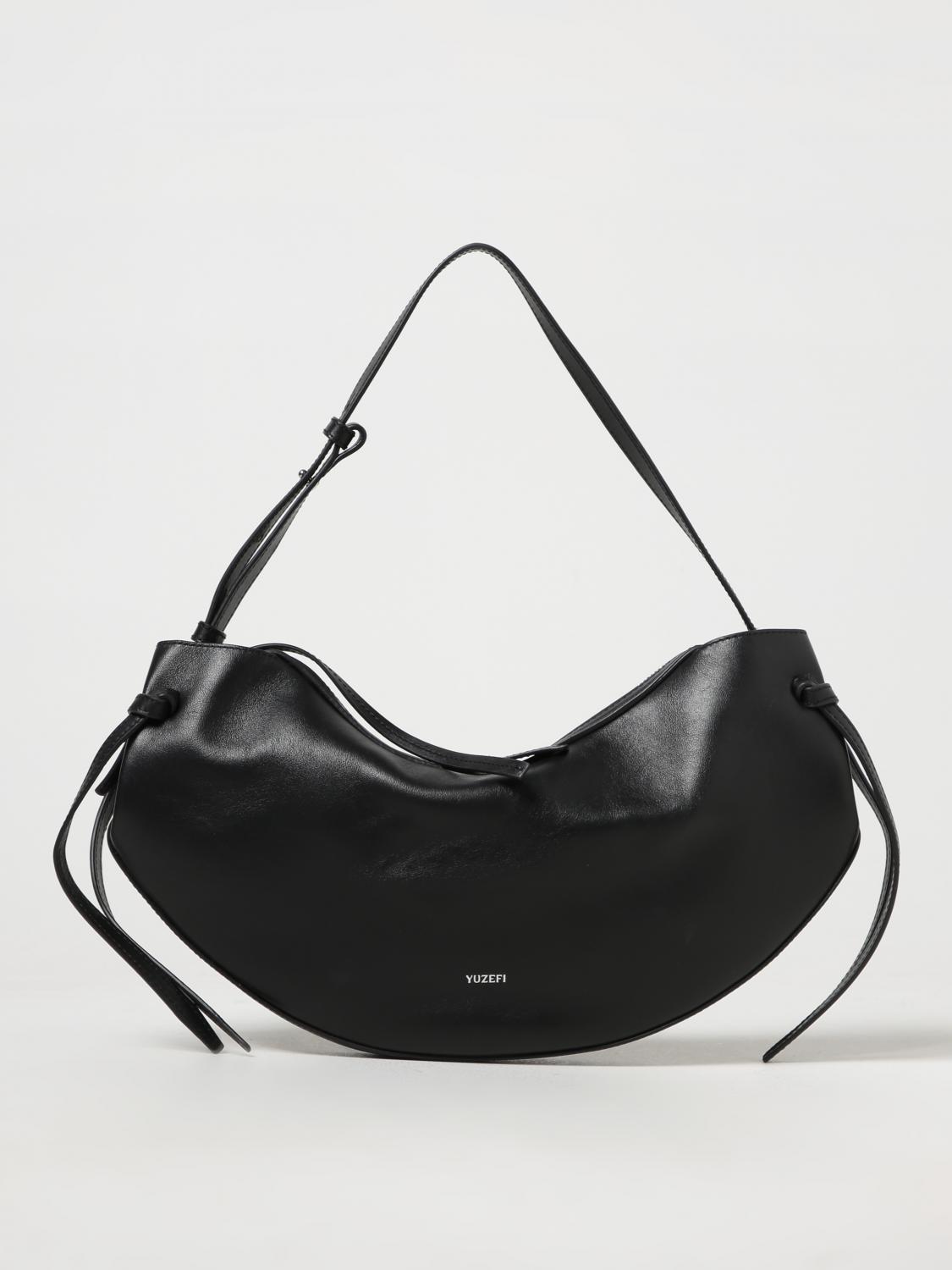 ショルダーバッグ・ポシェット YUZEFI Woman Shoulder bag Black 1 YUZCOHBFC L034 Yuzefi Koko Leather Shoulder Bag | Coggles