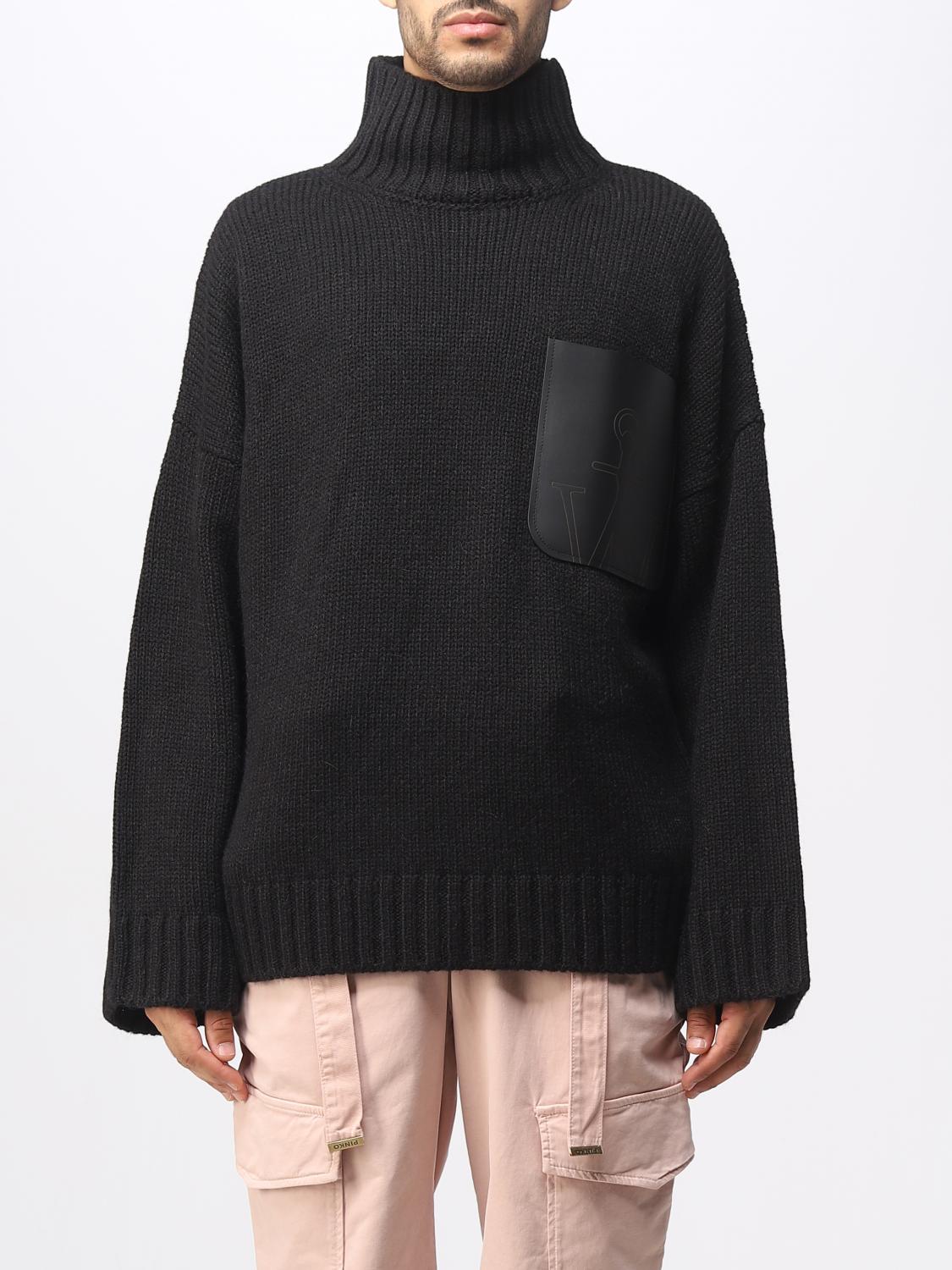 JW ANDERSON: Sweater men Black Jw Anderson sweater