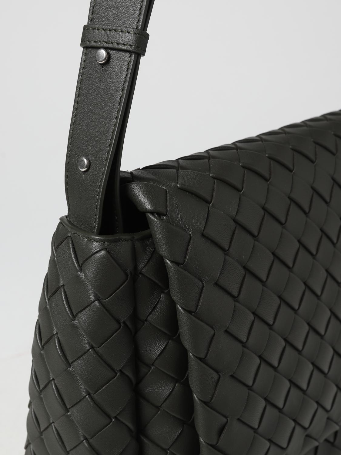 BOTTEGA VENETA BORSA: Borsa Cobble Bottega Veneta in nappa intrecciata, Verde - Img 3