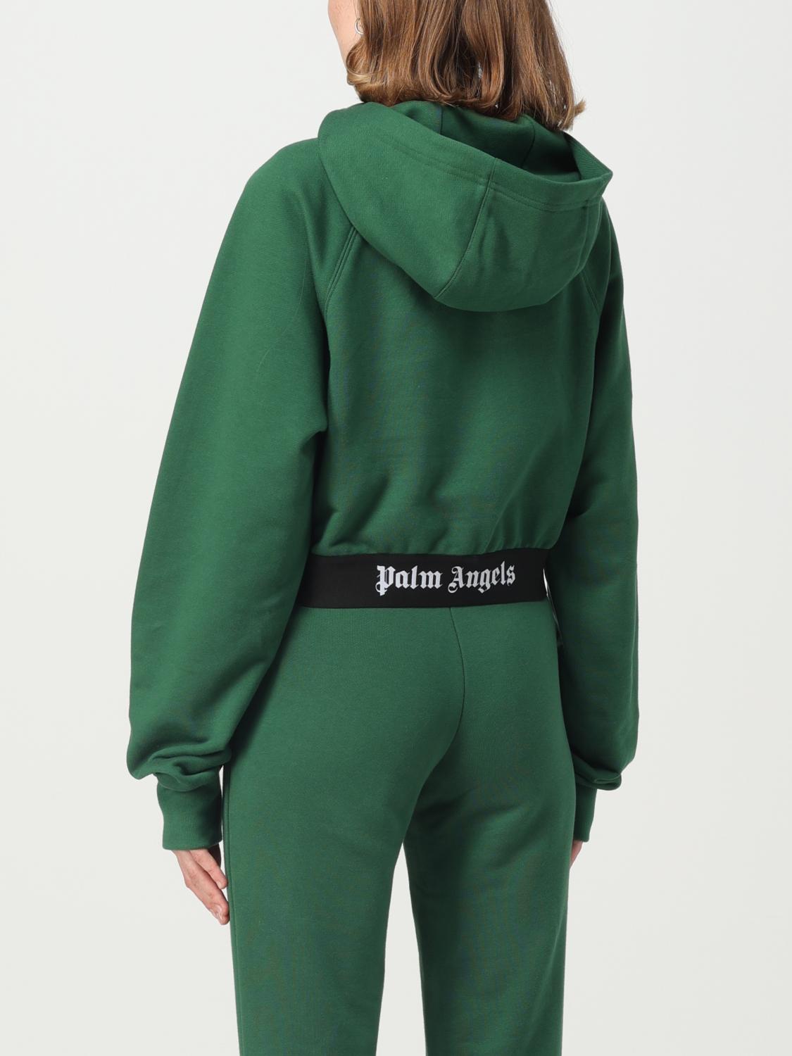 PALM ANGELS SUDADERA: Sudadera mujer Palm Angels, Verde - Img 3