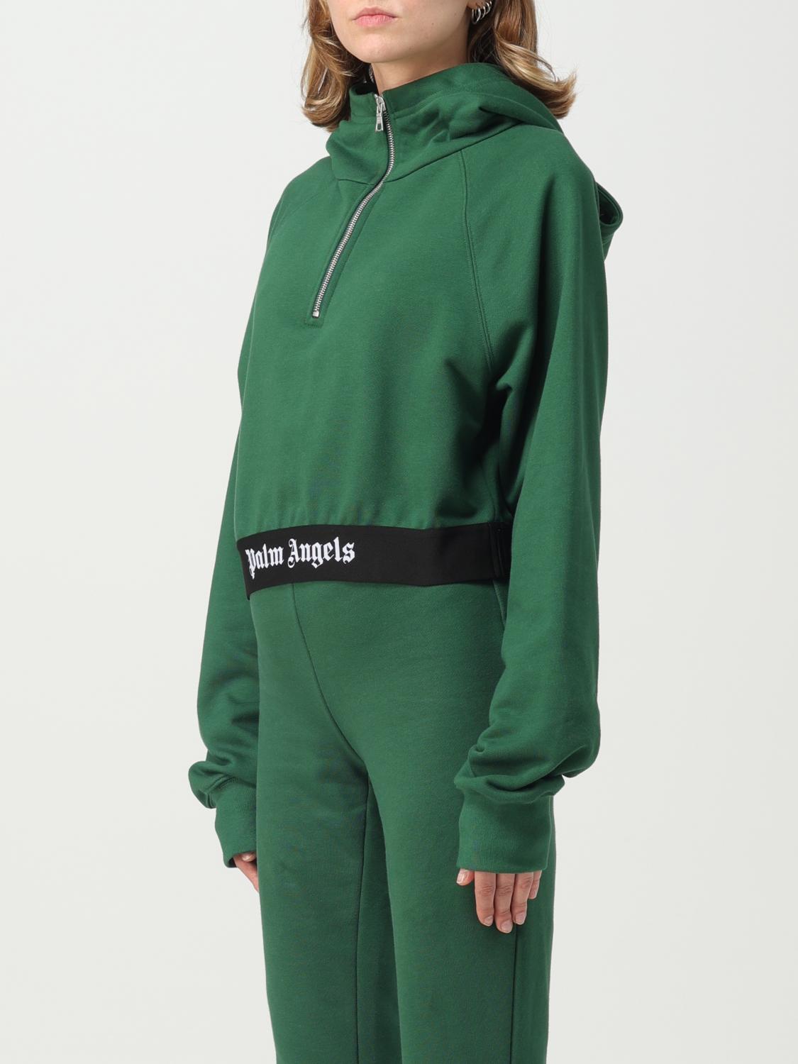 PALM ANGELS SUDADERA: Sudadera mujer Palm Angels, Verde - Img 4