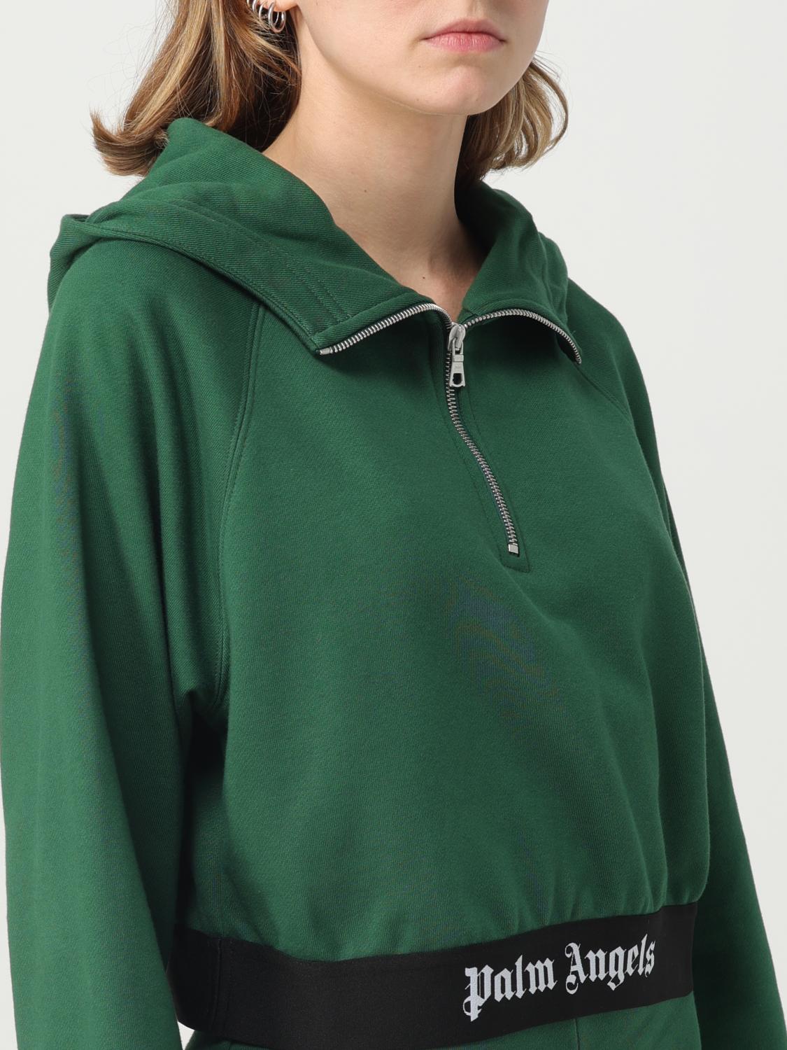 PALM ANGELS SUDADERA: Sudadera mujer Palm Angels, Verde - Img 5