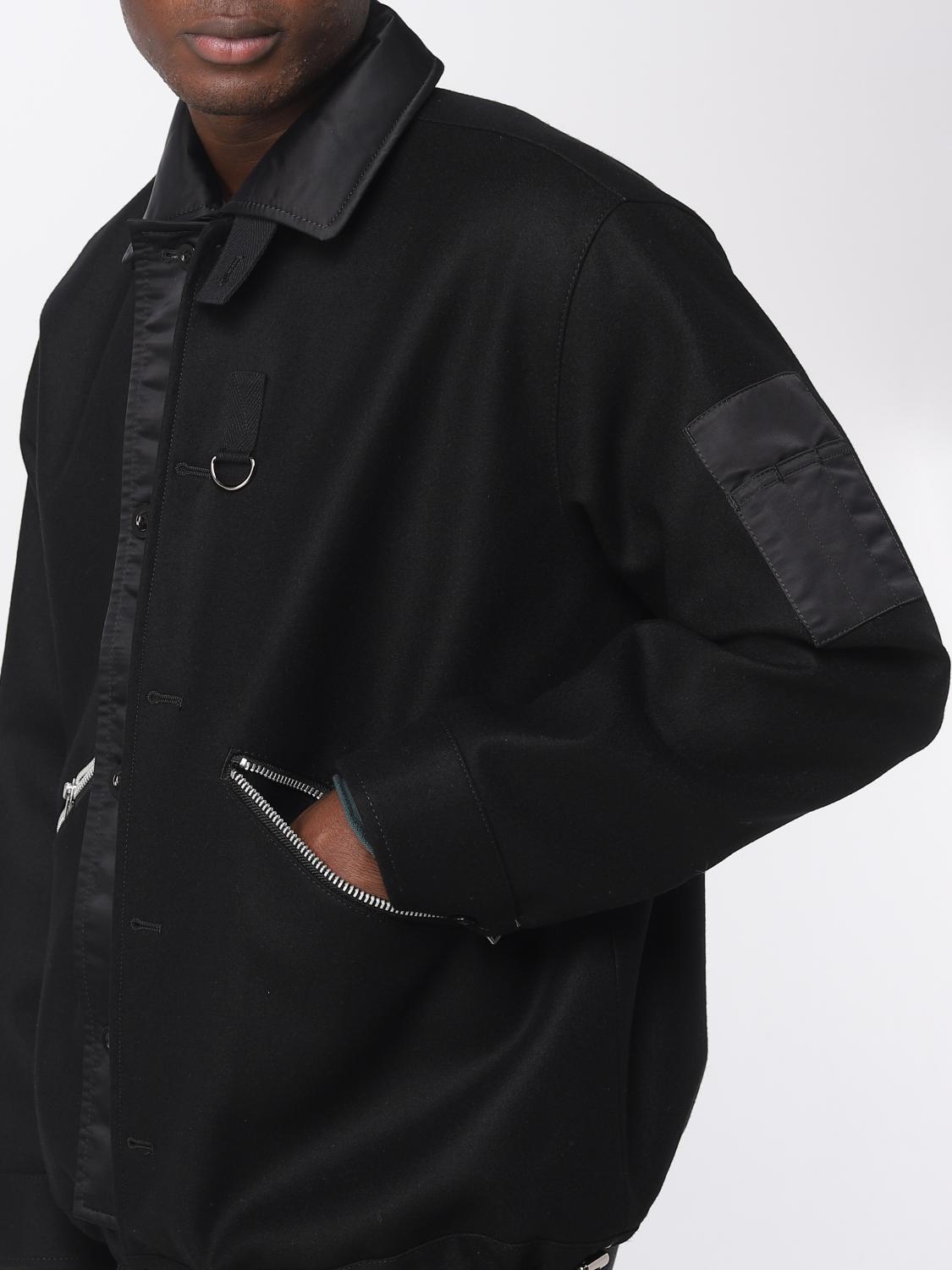 SACAI：シャツ メンズ - ブラック | GIGLIO.COMオンラインのSacai