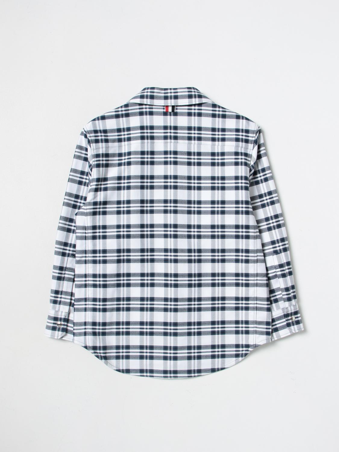 THOM BROWNE シャツ: ジャケット ボーイ Thom Browne, ブルー - Img 2