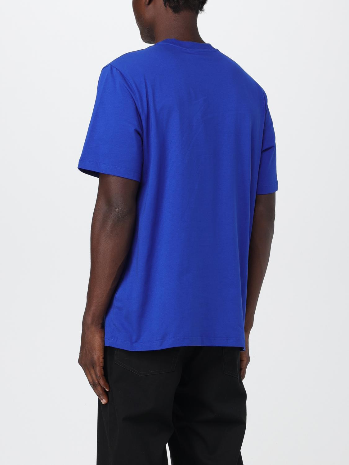 MSGM T-SHIRT: MSGM cotton t-shirt, Blue - Img 3