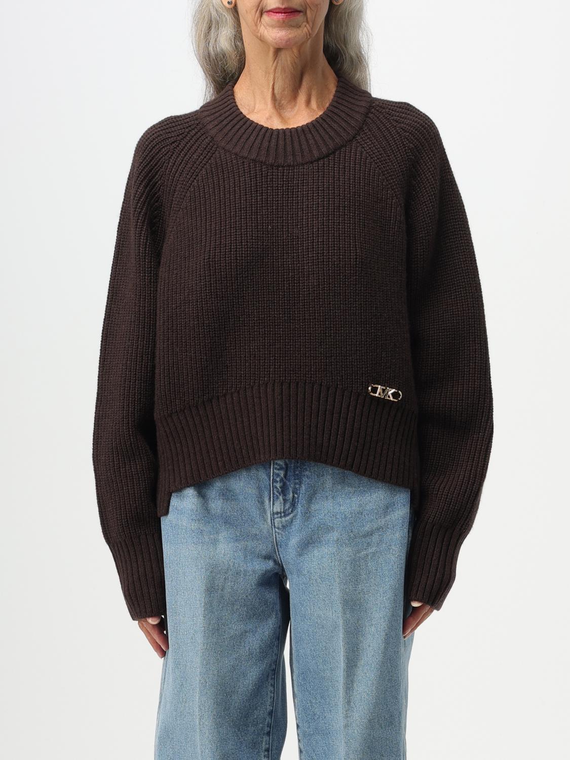 MICHAEL KORS PULL: Pull femme Michael Kors, Marron - Img 1