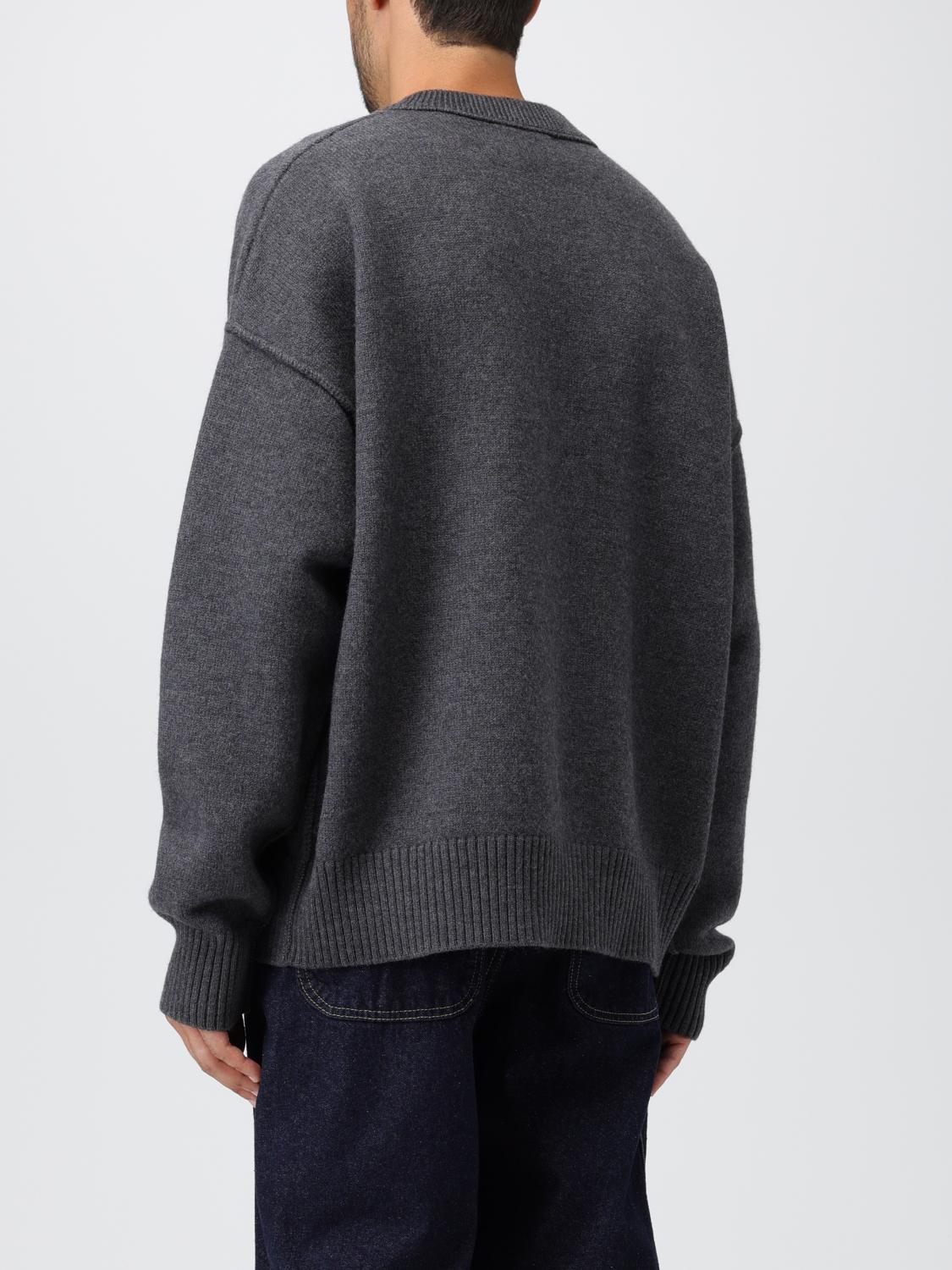 AMI PARIS JERSEY: Sudadera hombre Ami Paris, Gris - Img 3