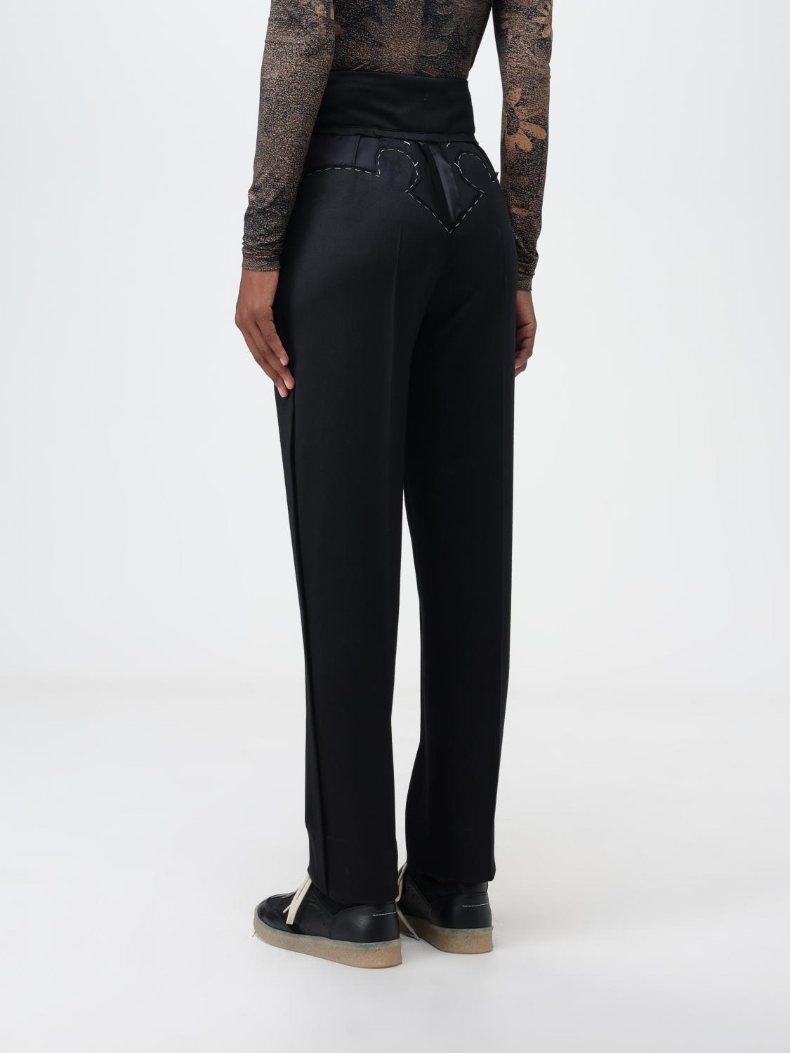 Maison Margiela pants in wool - Black | S29KA0384S44579 | GIGLIO.COM