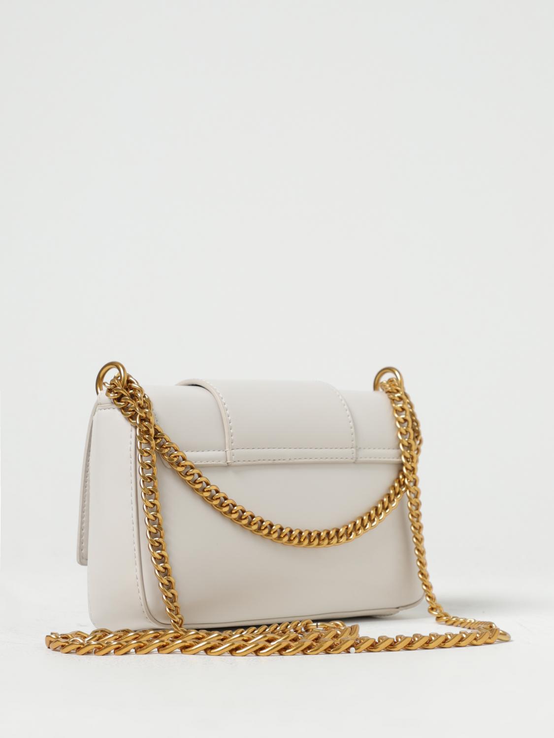 LIU JO BORSA MINI: Borsa Adenia Liu Jo in pelle sintetica con placca logo in metallo, Bianco - Img 2