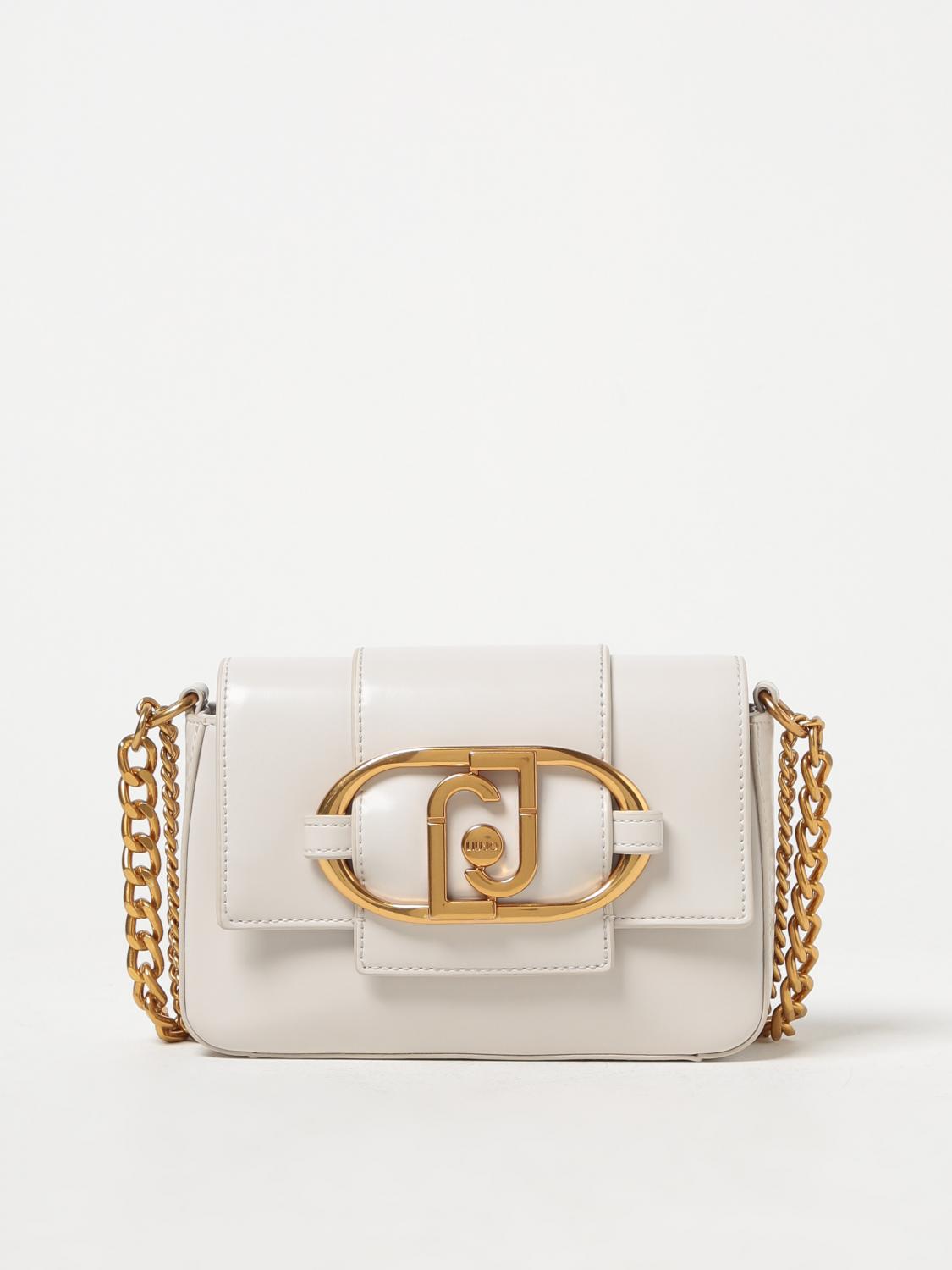 LIU JO BORSA MINI: Borsa Adenia Liu Jo in pelle sintetica con placca logo in metallo, Grigio - Img 1