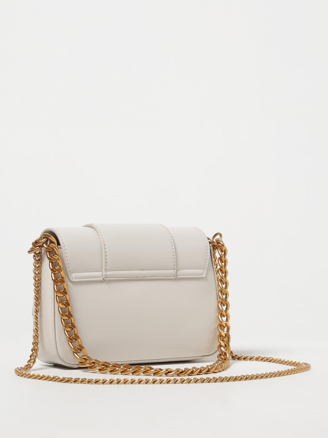 LIU JO BORSA MINI: Borsa Adenia Liu Jo in pelle sintetica con placca logo in metallo, Grigio - Img 2