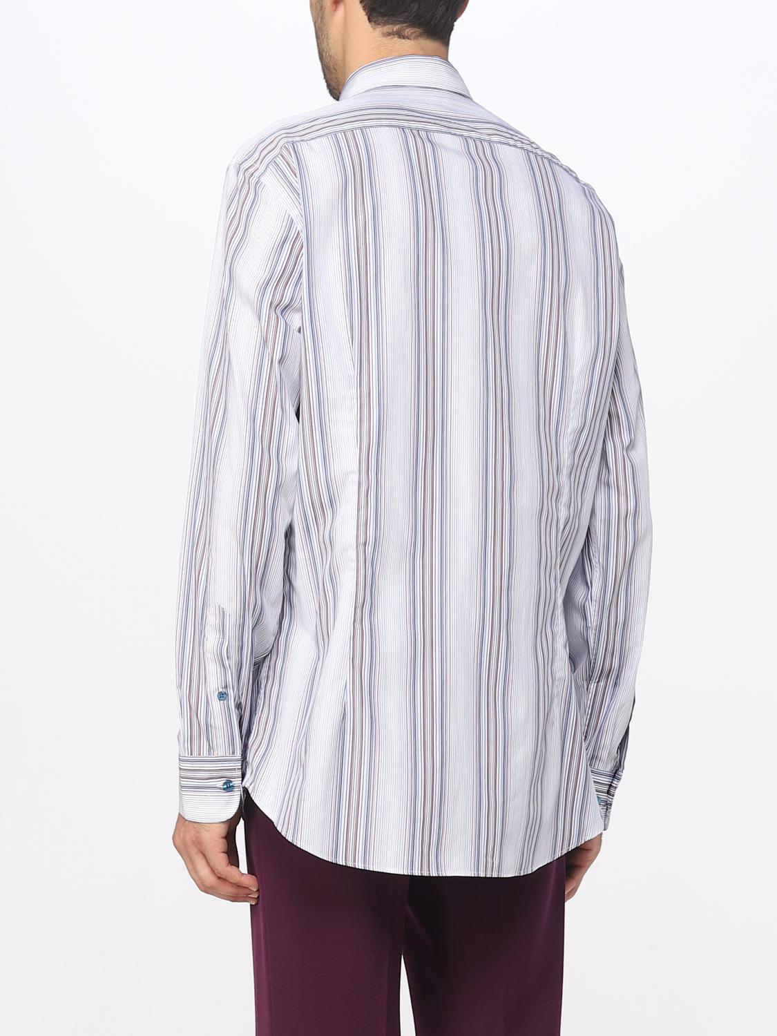 ETRO CAMISA: Camisa hombre Etro, Azul Oscuro - Img 3