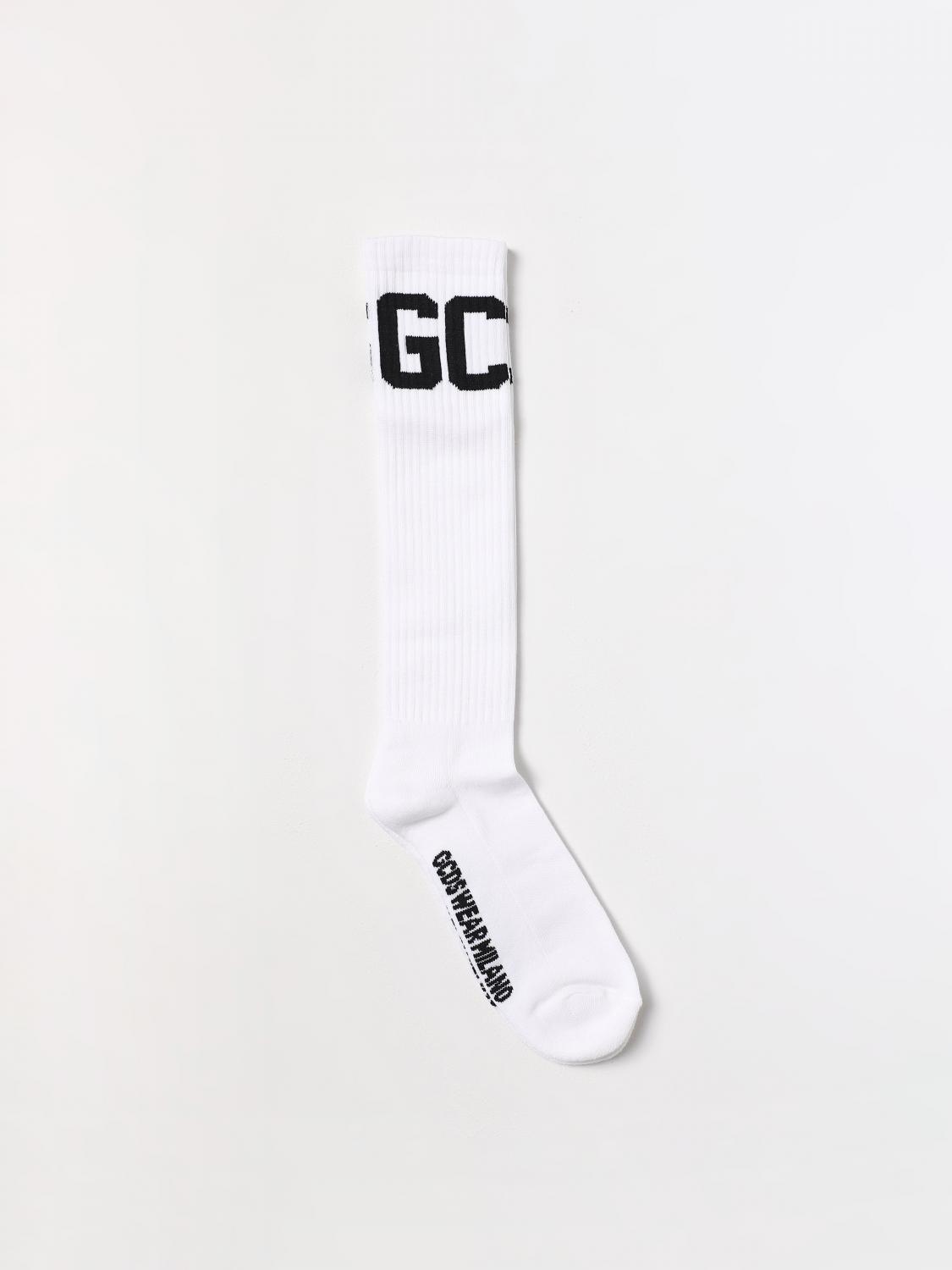 GCDS SOCKS: Socks men GCDS, White - Img 1