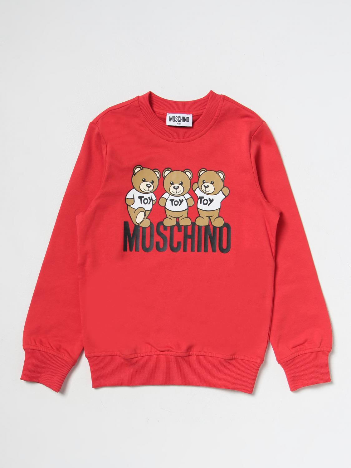 MOSCHINO PULLOVER: Pullover kinder Moschino Kid, Rot - Img 1