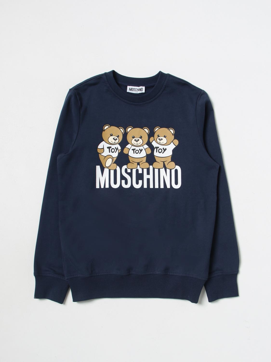 MOSCHINO PULLOVER: Pullover kinder Moschino Kid, Marine - Img 1