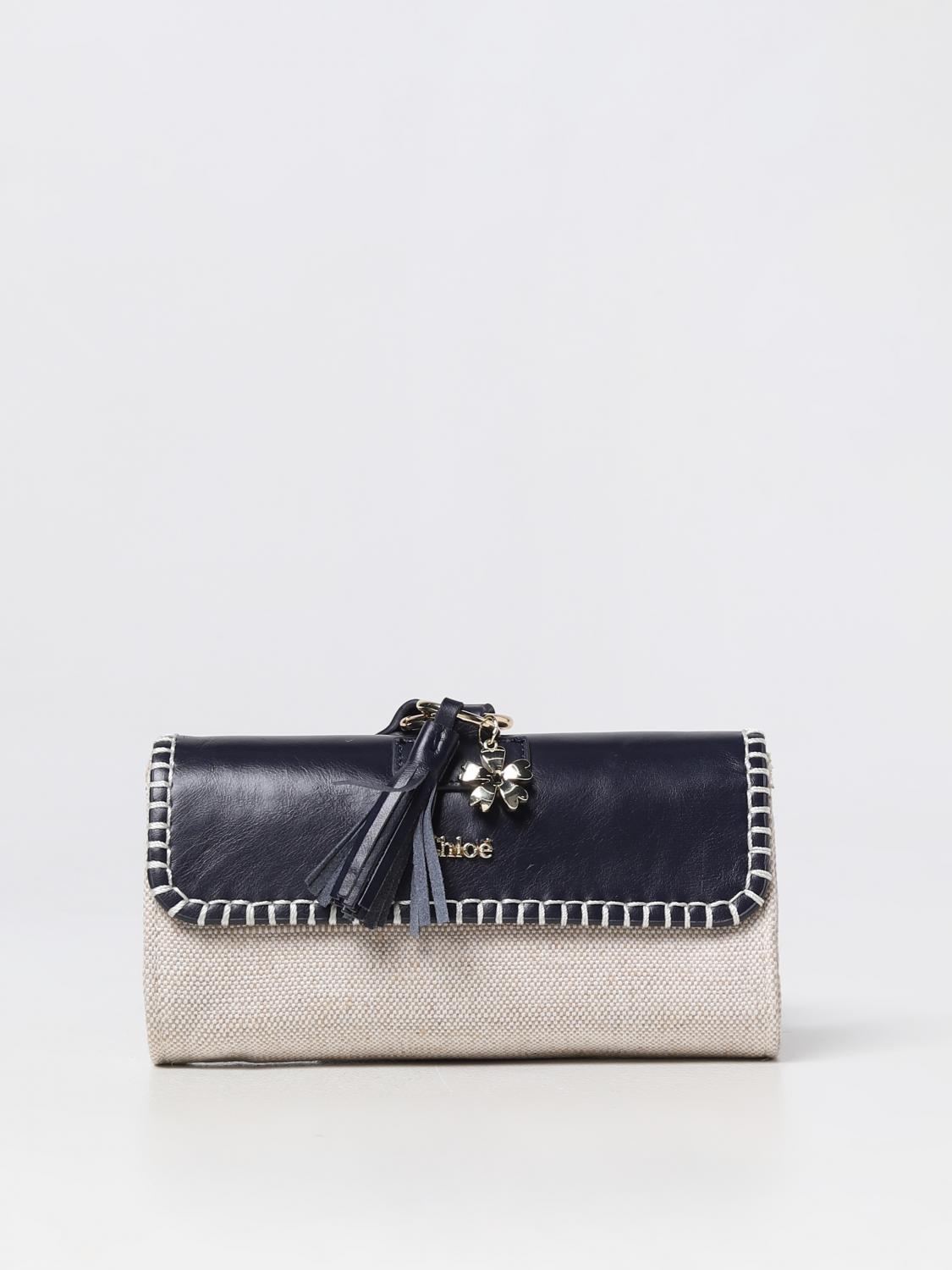 CHLOÉ CLUTCH TASCHE: Clutch tasche kinder ChloÉ, Blau - Img 1