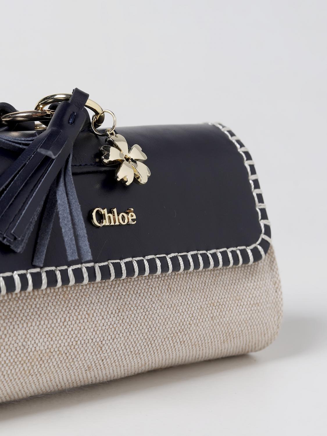 CHLOÉ CLUTCH TASCHE: Clutch tasche kinder ChloÉ, Blau - Img 3