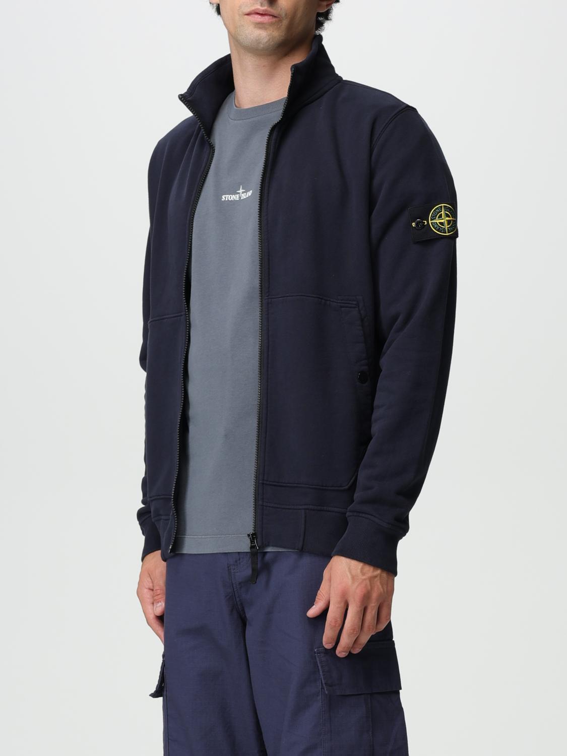 STONE ISLAND SUDADERA: Sudadera hombre Stone Island, Azul Oscuro - Img 4