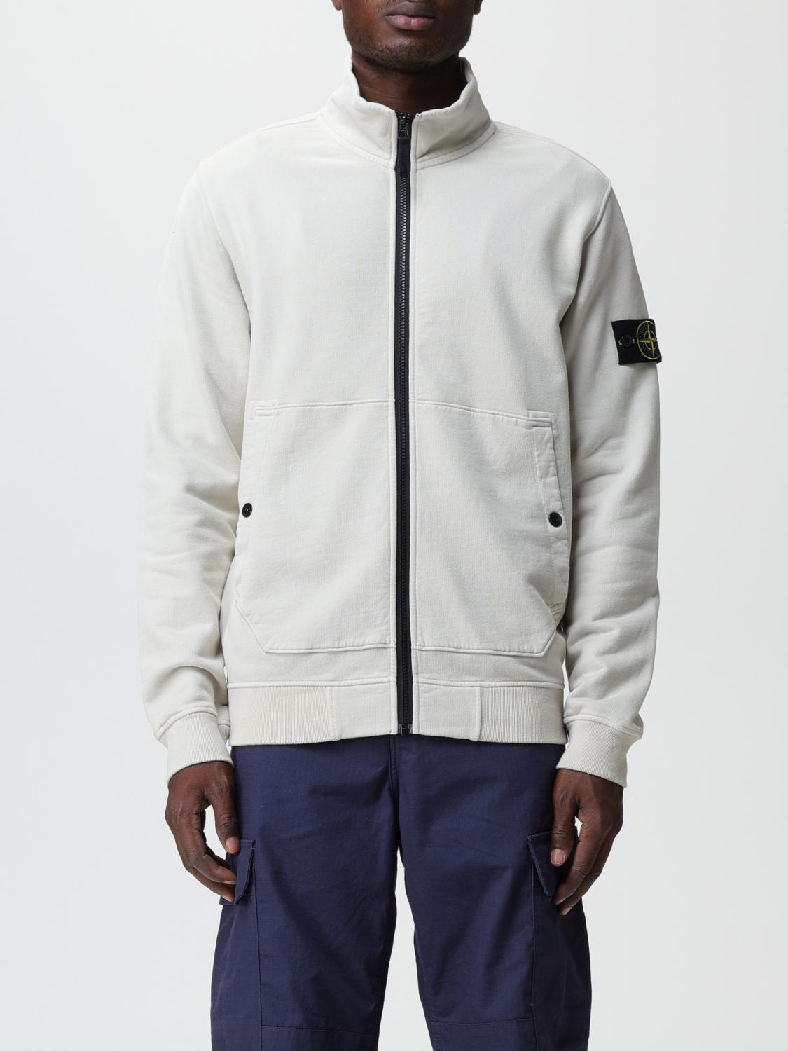 STONE ISLAND 스웨트셔츠: 스웨트셔츠 남성 Stone Island, 베이지 - Img 1