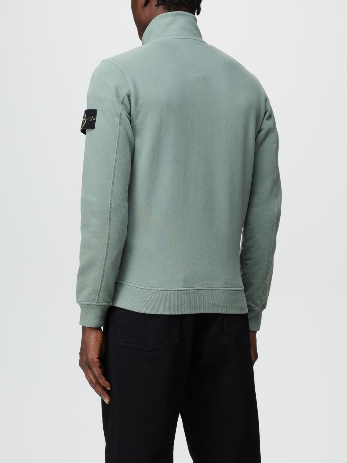 STONE ISLAND 스웨트셔츠: 스웨트셔츠 남성 Stone Island, 세이지 - Img 3