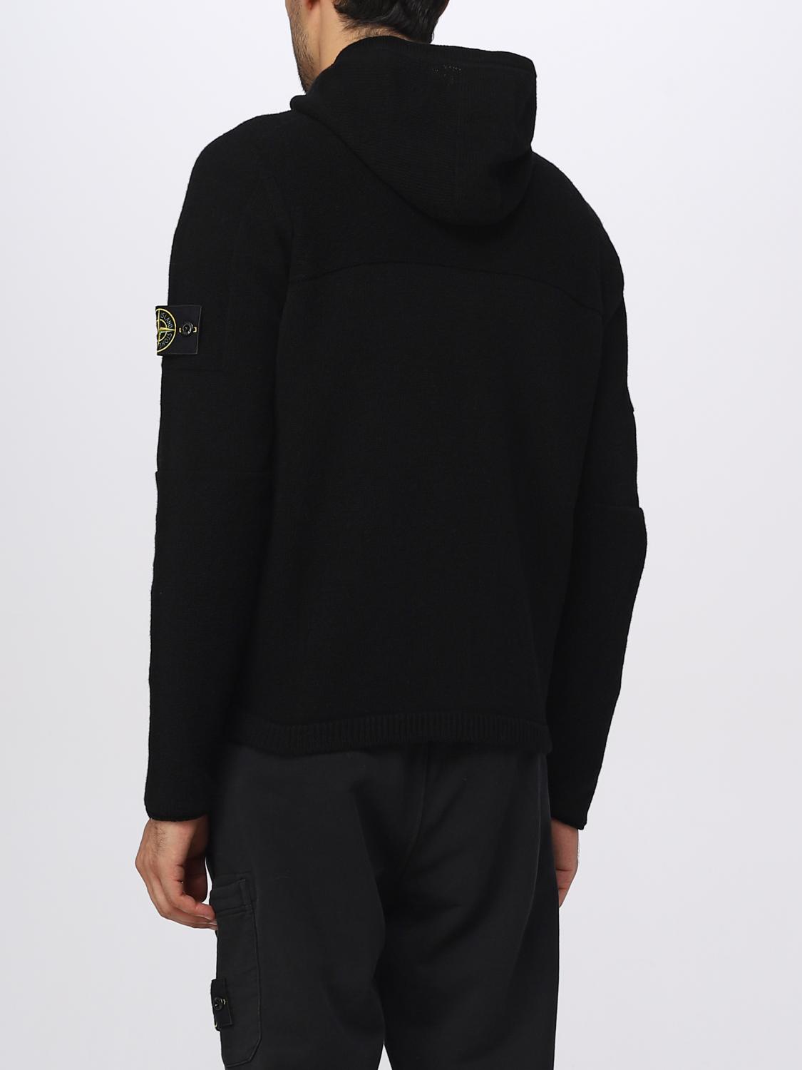 STONE ISLAND STRICKJACKE: Pullover herren Stone Island, Schwarz - Img 3