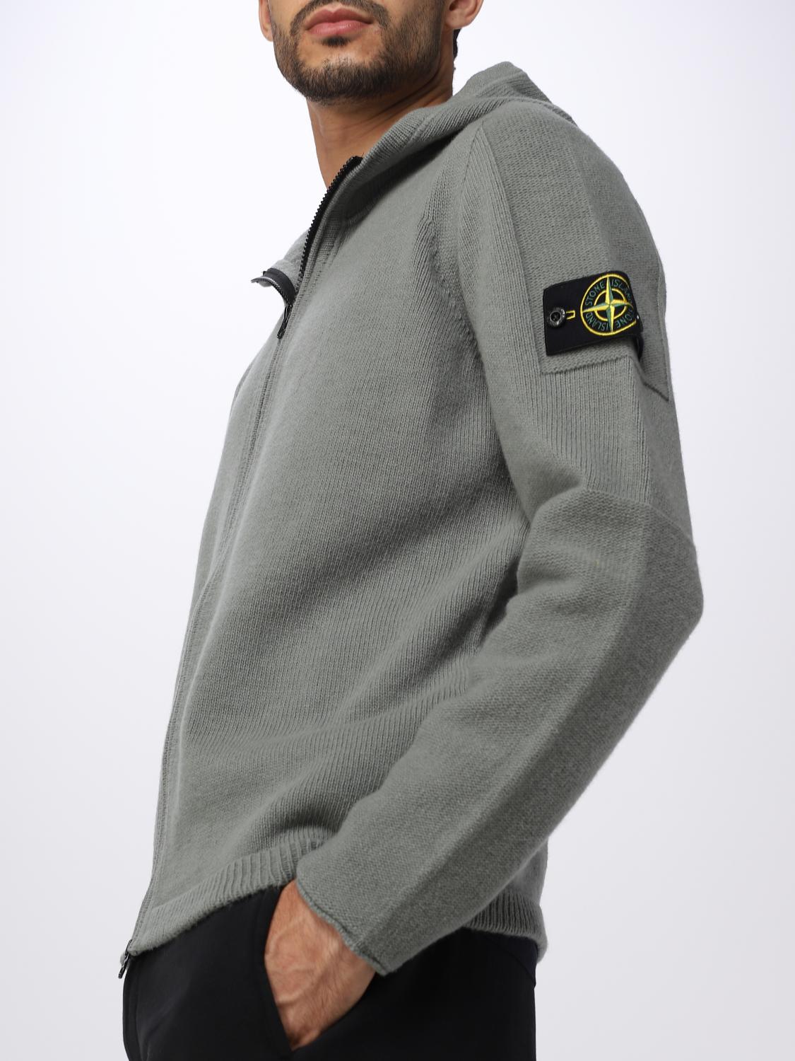 STONE ISLAND STRICKJACKE: Pullover herren Stone Island, Grün - Img 5
