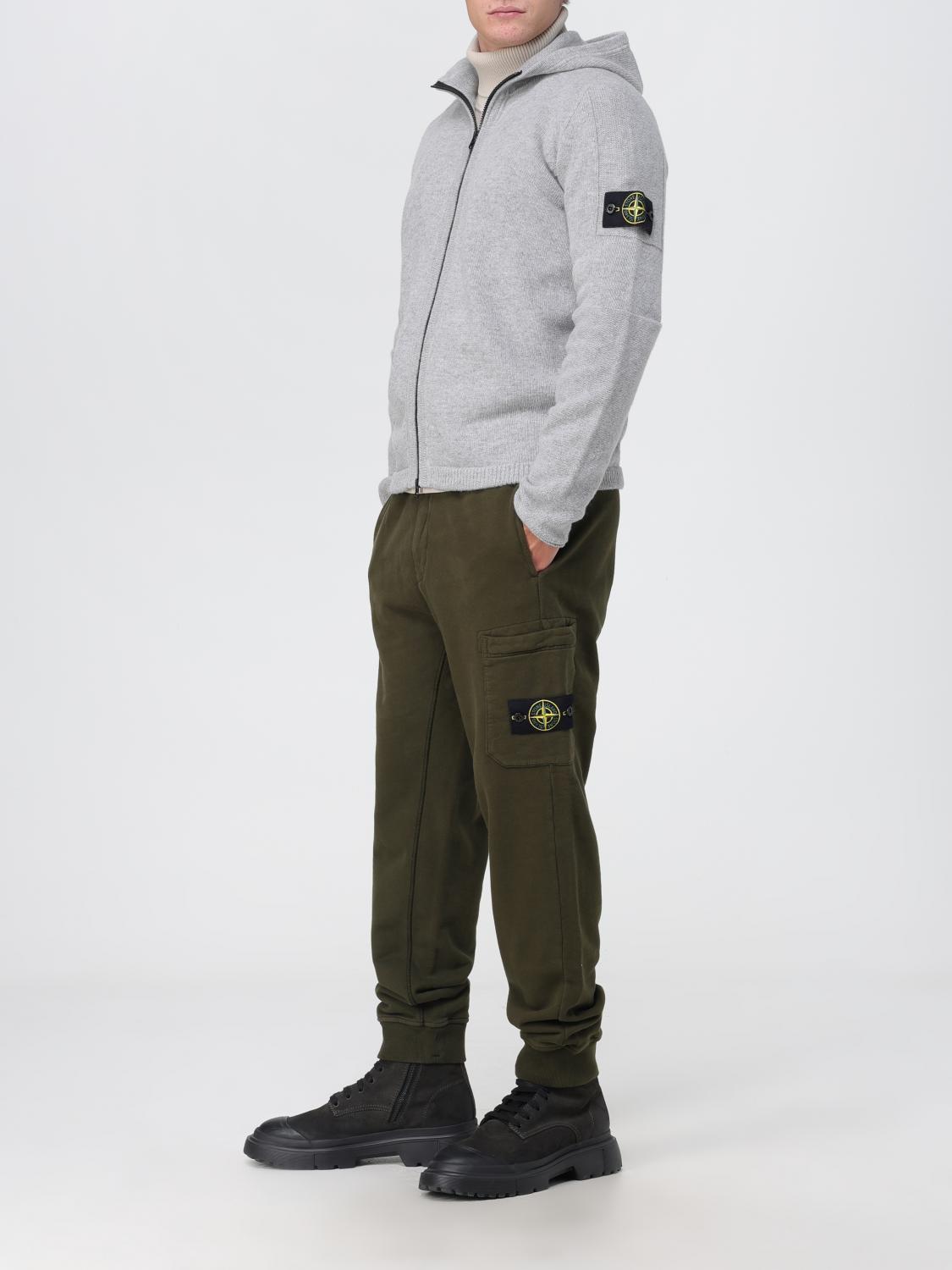 STONE ISLAND STRICKJACKE: Pullover herren Stone Island, Grau - Img 2