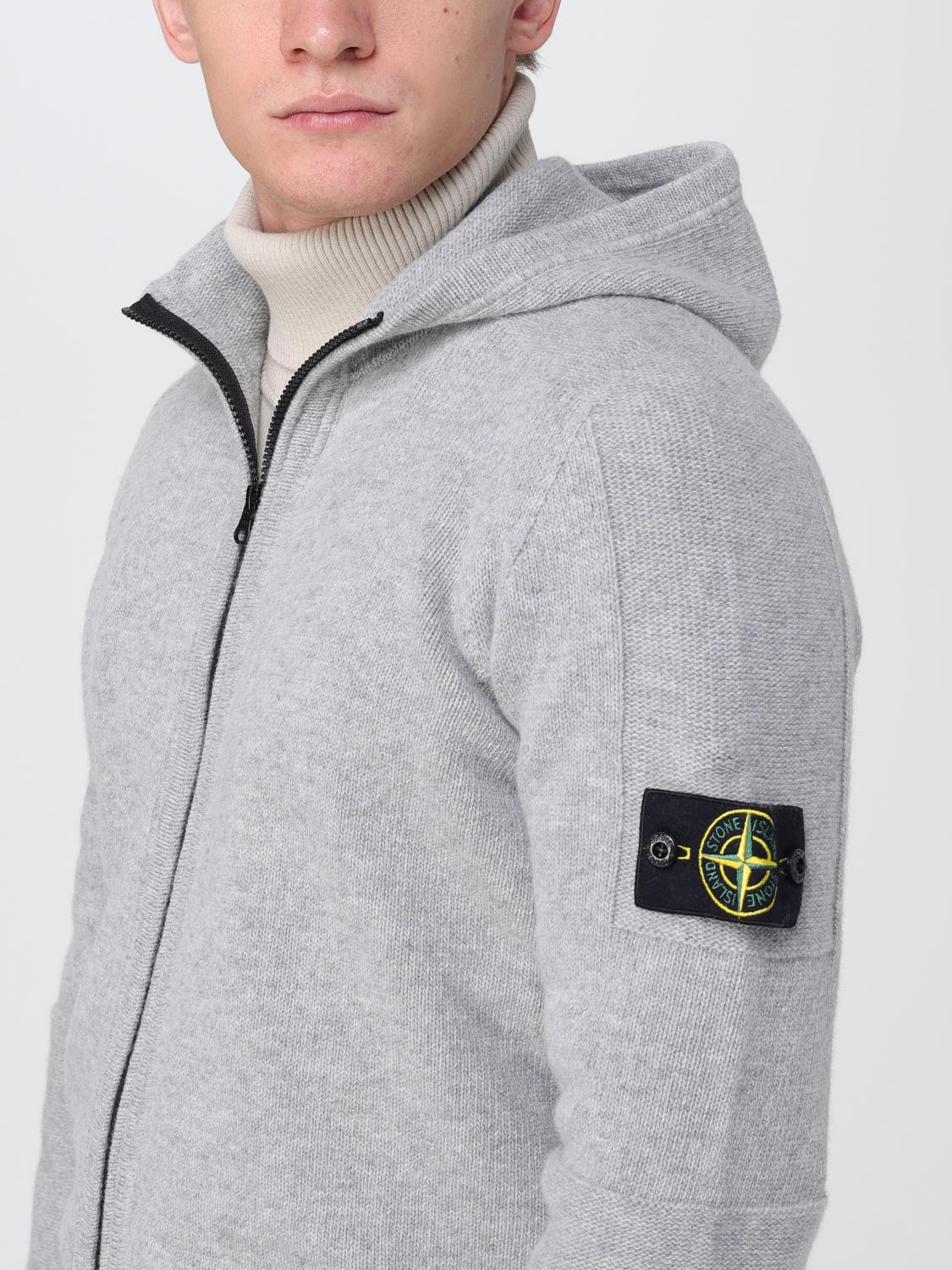 STONE ISLAND STRICKJACKE: Pullover herren Stone Island, Grau - Img 5