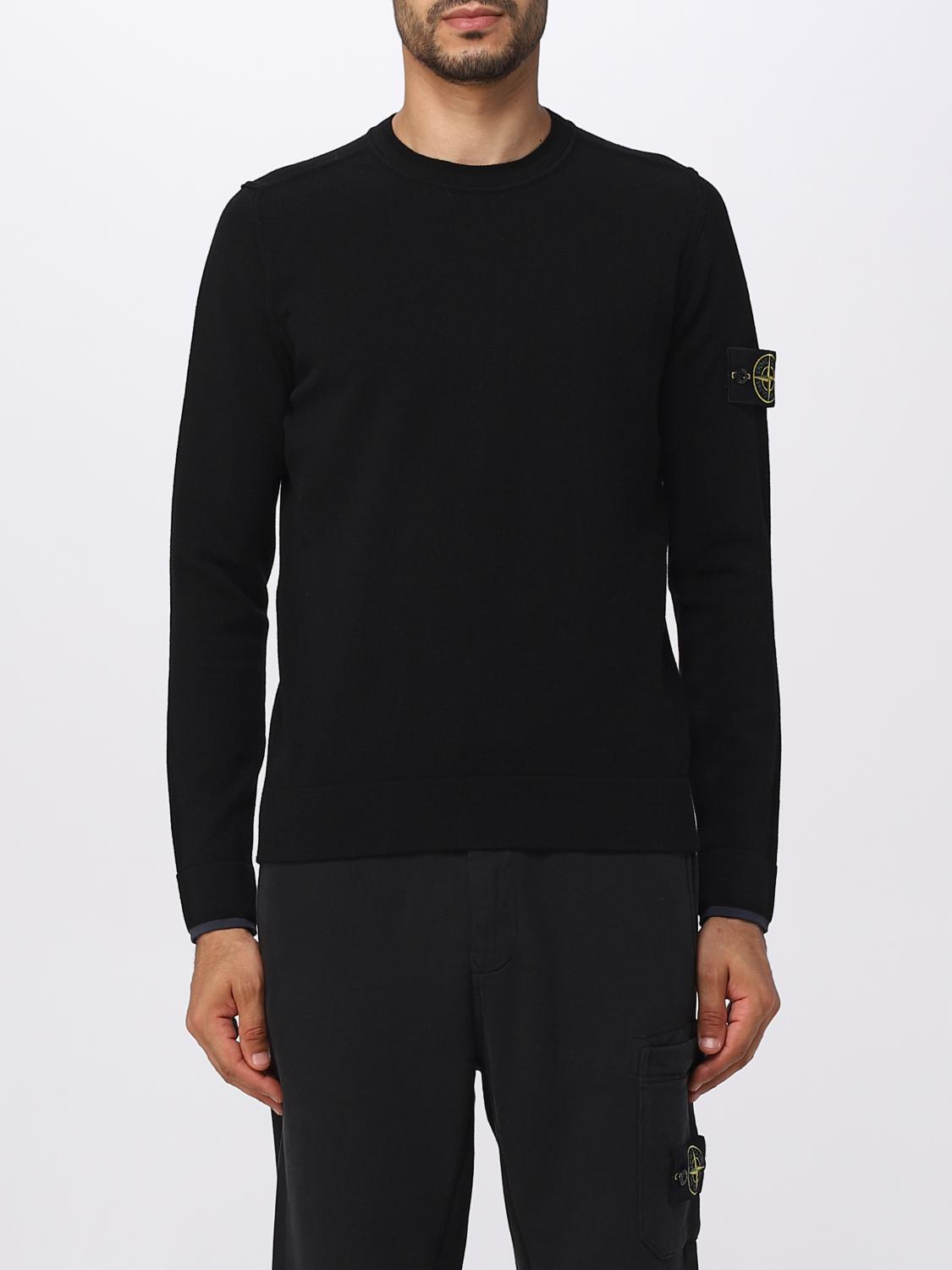 STONE ISLAND PULLOVER: Pullover herren Stone Island, Schwarz - Img 1