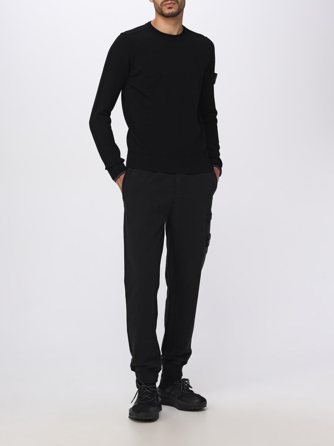 STONE ISLAND PULLOVER: Pullover herren Stone Island, Schwarz - Img 2