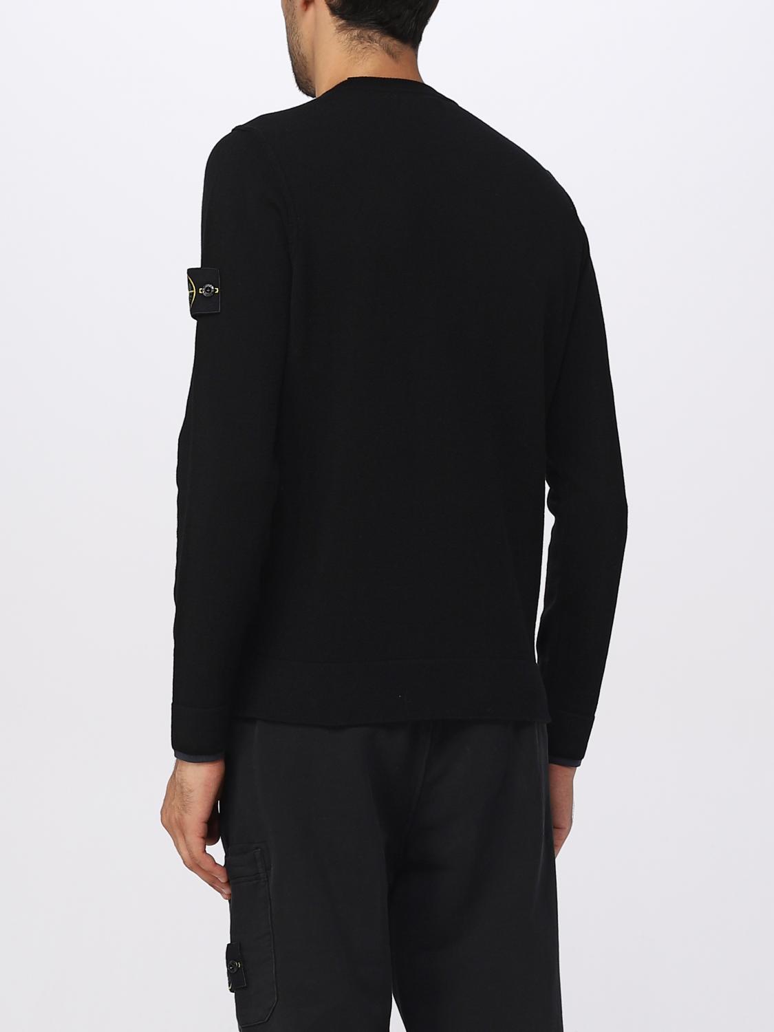 STONE ISLAND PULLOVER: Pullover herren Stone Island, Schwarz - Img 3