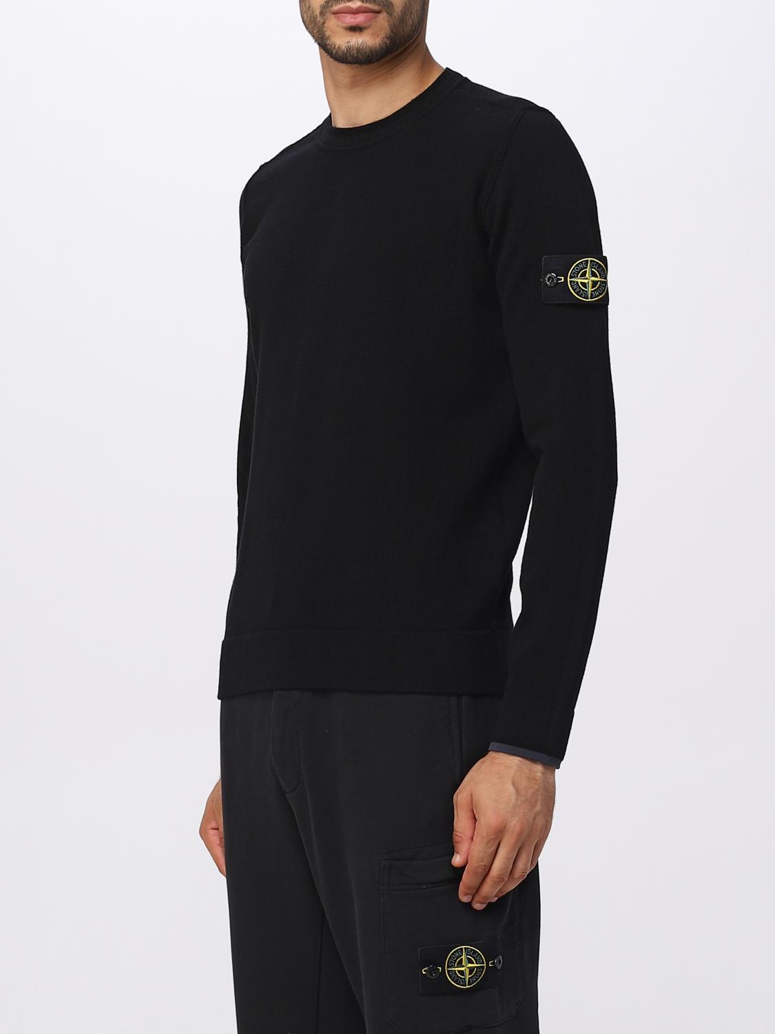 STONE ISLAND PULLOVER: Pullover herren Stone Island, Schwarz - Img 4