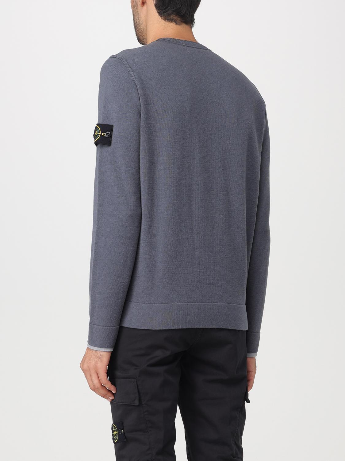 STONE ISLAND PULLOVER: Pullover herren Stone Island, Grau - Img 3