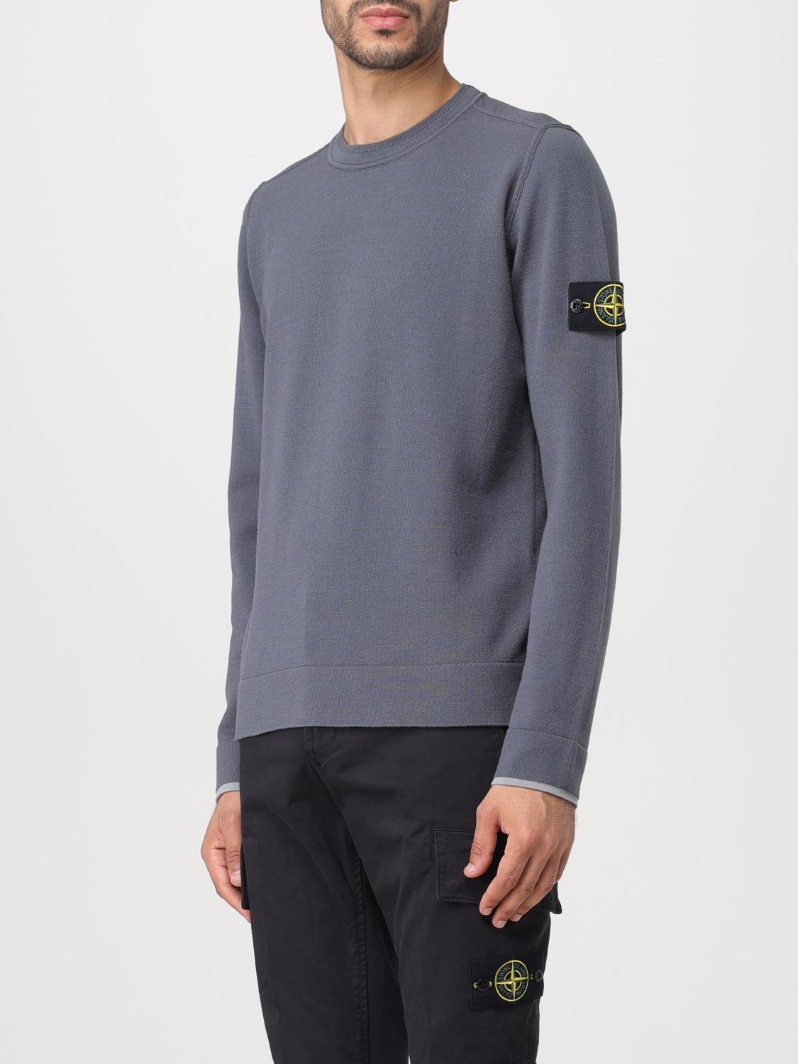 STONE ISLAND PULLOVER: Pullover herren Stone Island, Grau - Img 4